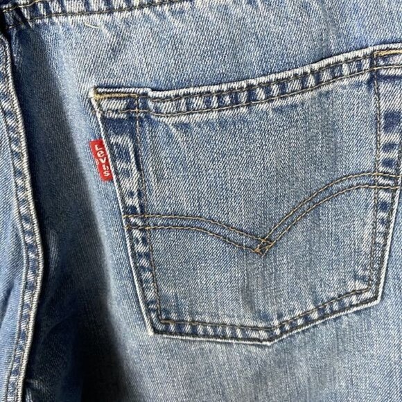 Levis Boys 511 Slim Fit Medium Blue Wash Denim Jeans Sz 16  28 x 28 - Picture 6 of 11